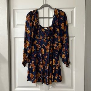 Floral Long-Sleeve Altar’d State Dress